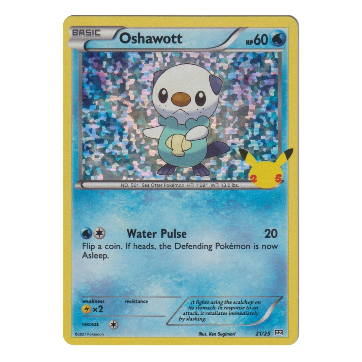 Pokémon: Oshawott – McDonald's Collection 25th Anniversary (MCD25 21) – Einzelkarte