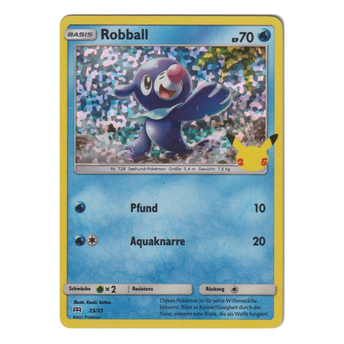 Pokémon: Robball – McDonald's Collection 25th Anniversary (MCD25 23) – Einzelkarte