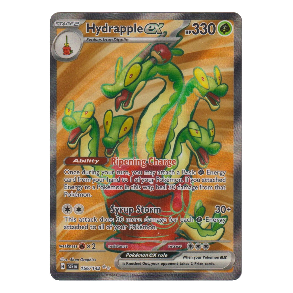 Pokémon: Hydrapple ex (SCR 156) – Einzelkarte