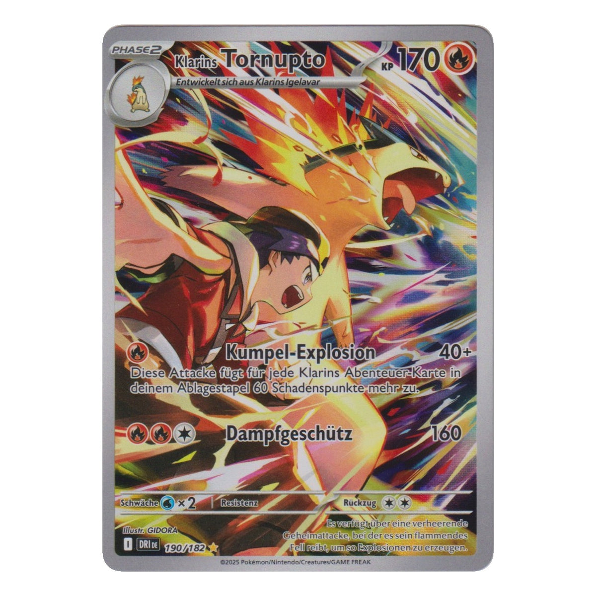 Pokémon: Klarins Tornupto – Ewige Rivalen (DRI 190) – Einzelkarte