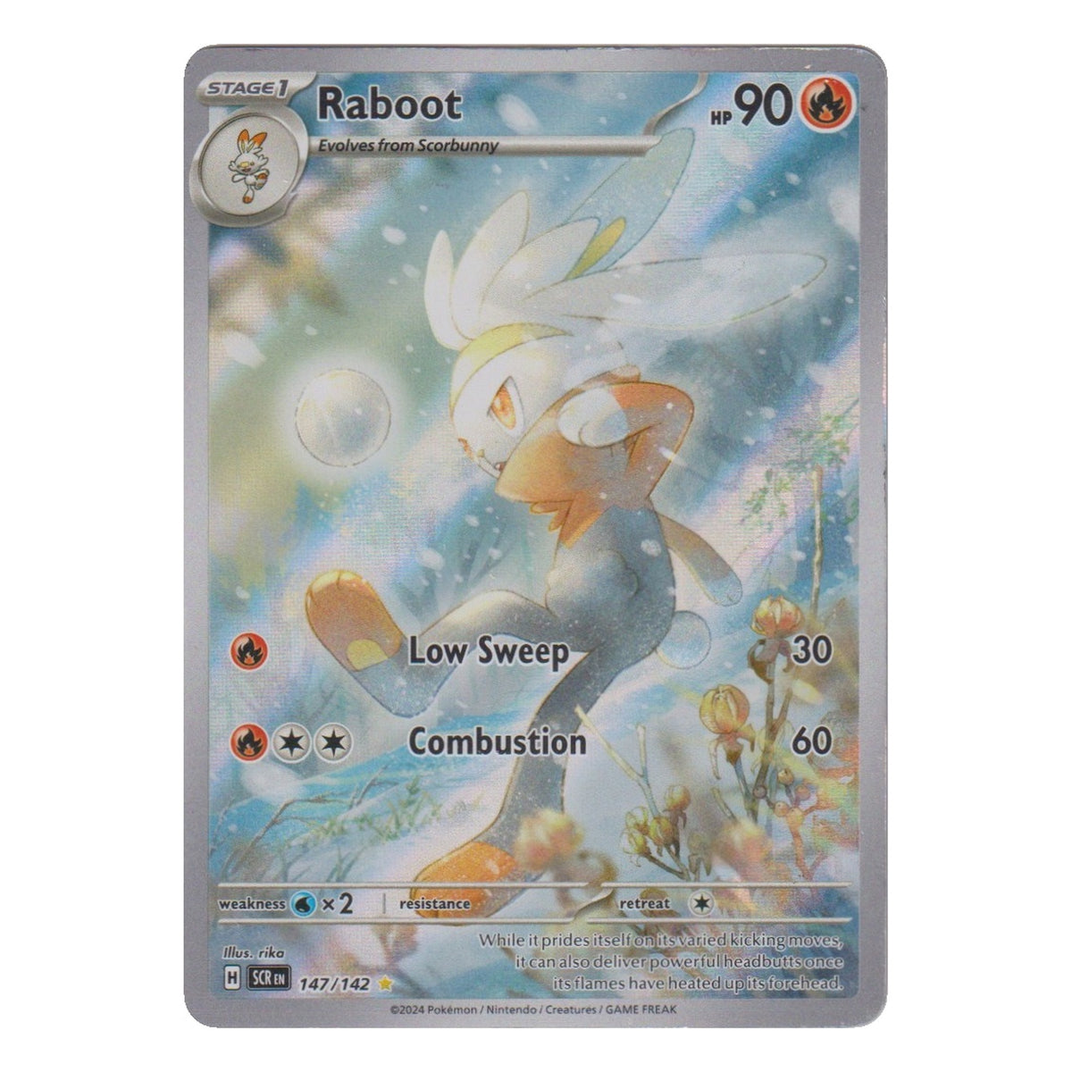 Pokémon: Raboot (SCR 147) – Einzelkarte