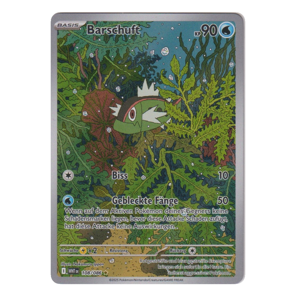 Pokémon: Barschuft – Weisse Flammen (WHT 108) – Einzelkarte