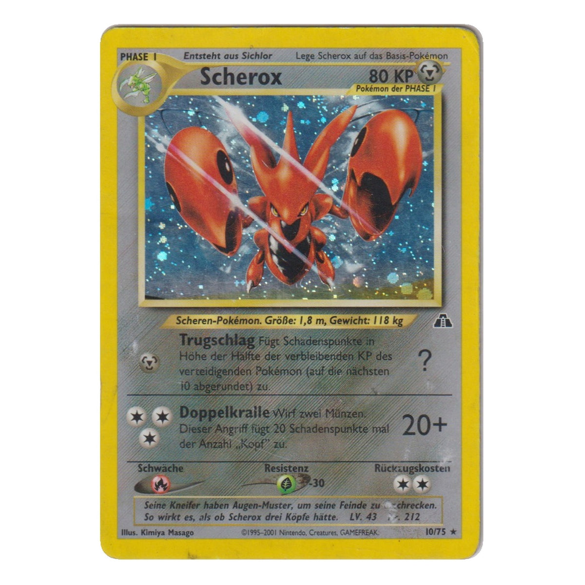 Pokémon: Scherox (10/75) – Einzelkarte