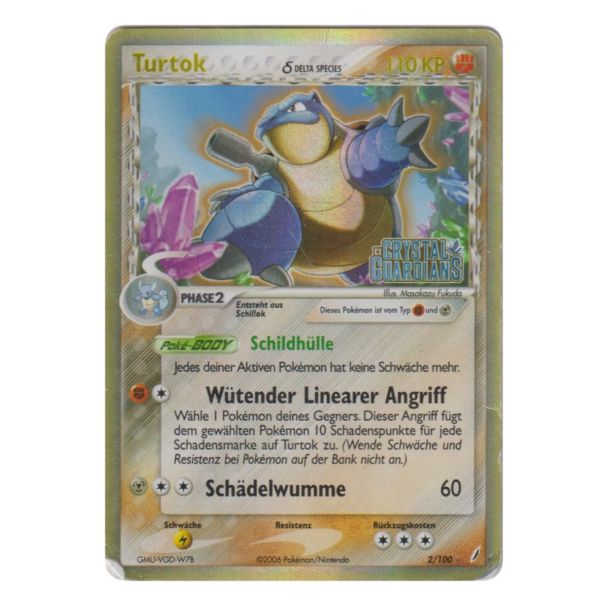 Pokémon: Turtok δ Delta Species – EX Crystal Guardians (CG 2) – Einzelkarte