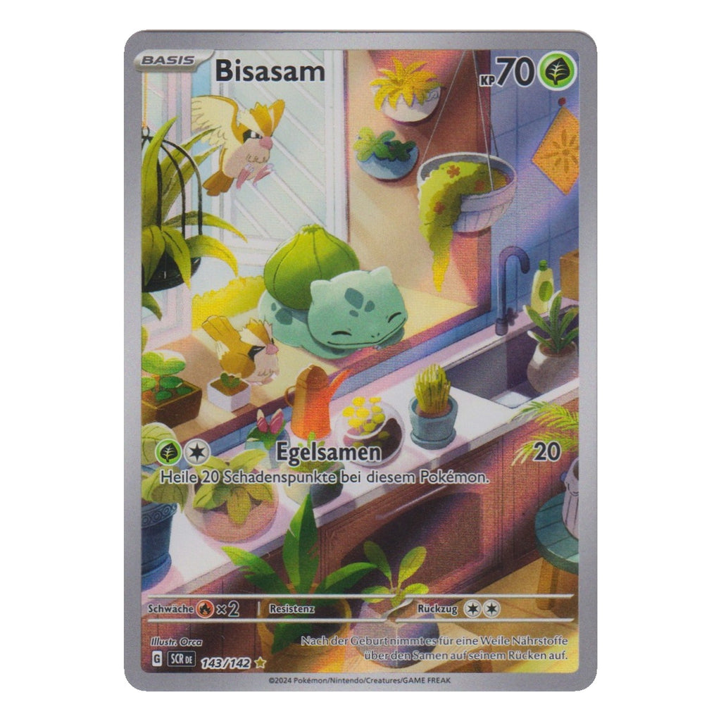 Pokémon: Bisasam – Stellarkrone (SCR 143) – Einzelkarte