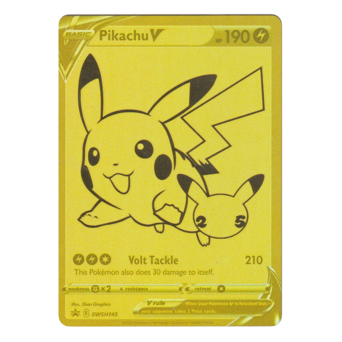 Pokémon: Pikachu V (SWSH145) – Einzelkarte