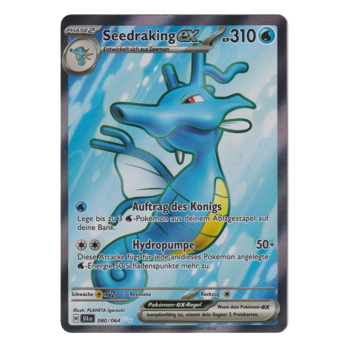 Pokémon: Seedraking-ex – Nebel der Sagen (SFA 080) – Einzelkarte