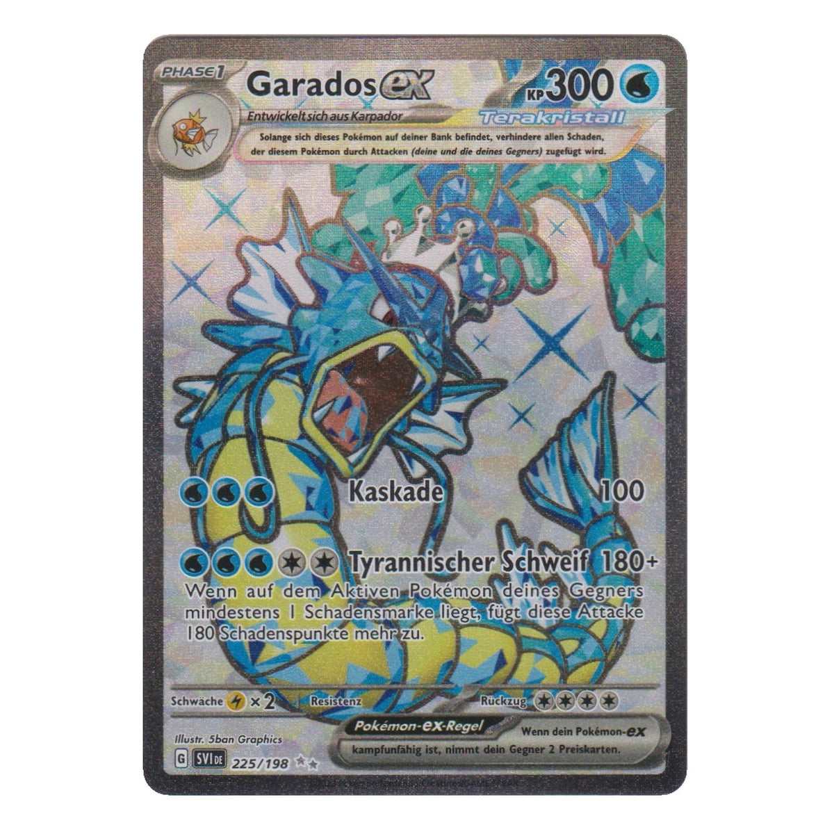 Pokémon: Garados-ex – Karmesin & Purpur (SVI 225) – Einzelkarte