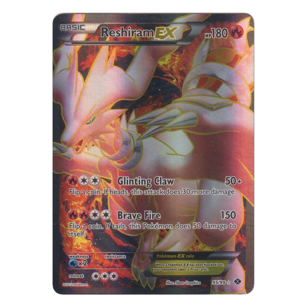 Pokémon: Reshiram EX (NXD 95) – Next Destinies (Reshiram 98/99) – Einzelkarte