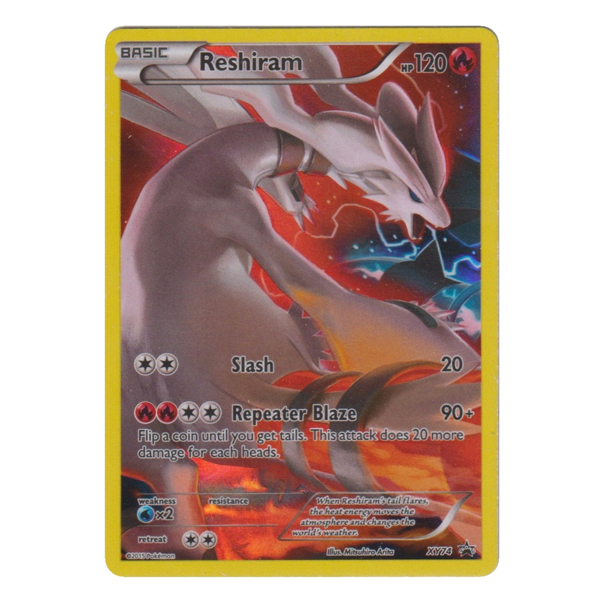 Pokémon: Reshiram – XY Black Star Promos (XY 74) – Einzelkarte