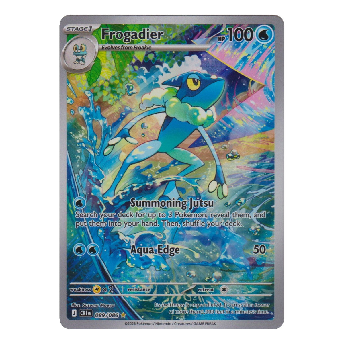 Pokémon: Frogadier – Wachsendes Chaos (CRI 089) – Einzelkarte