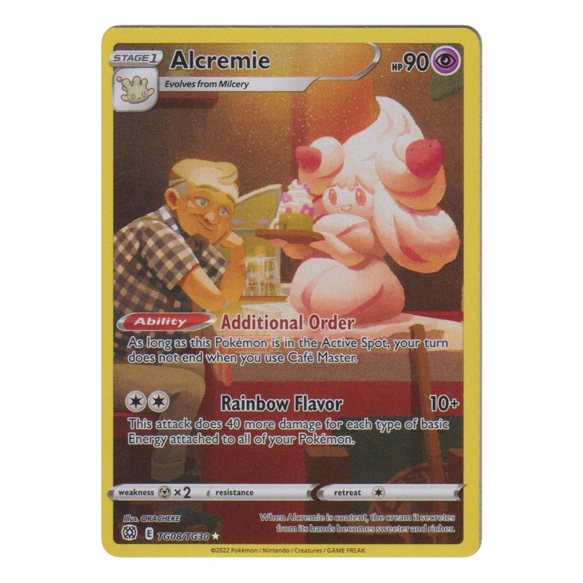 Pokémon: Alcremie – Strahlende Sterne (BRS TG08) – Einzelkarte