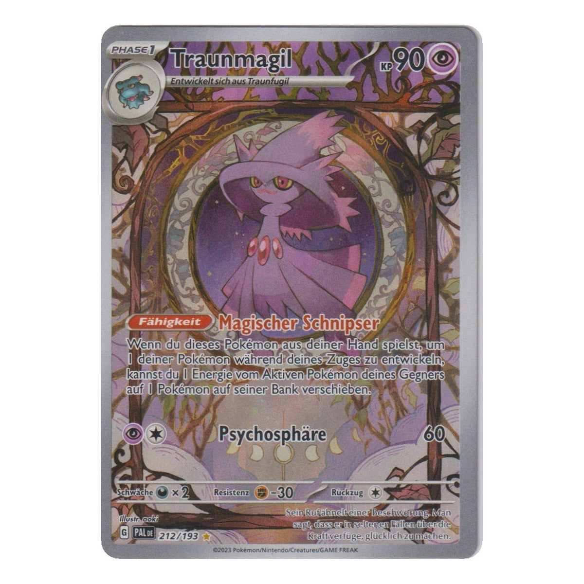 Pokémon: Traunmagil – Entwicklungen in Paldea (PAL 212) – Einzelkarte