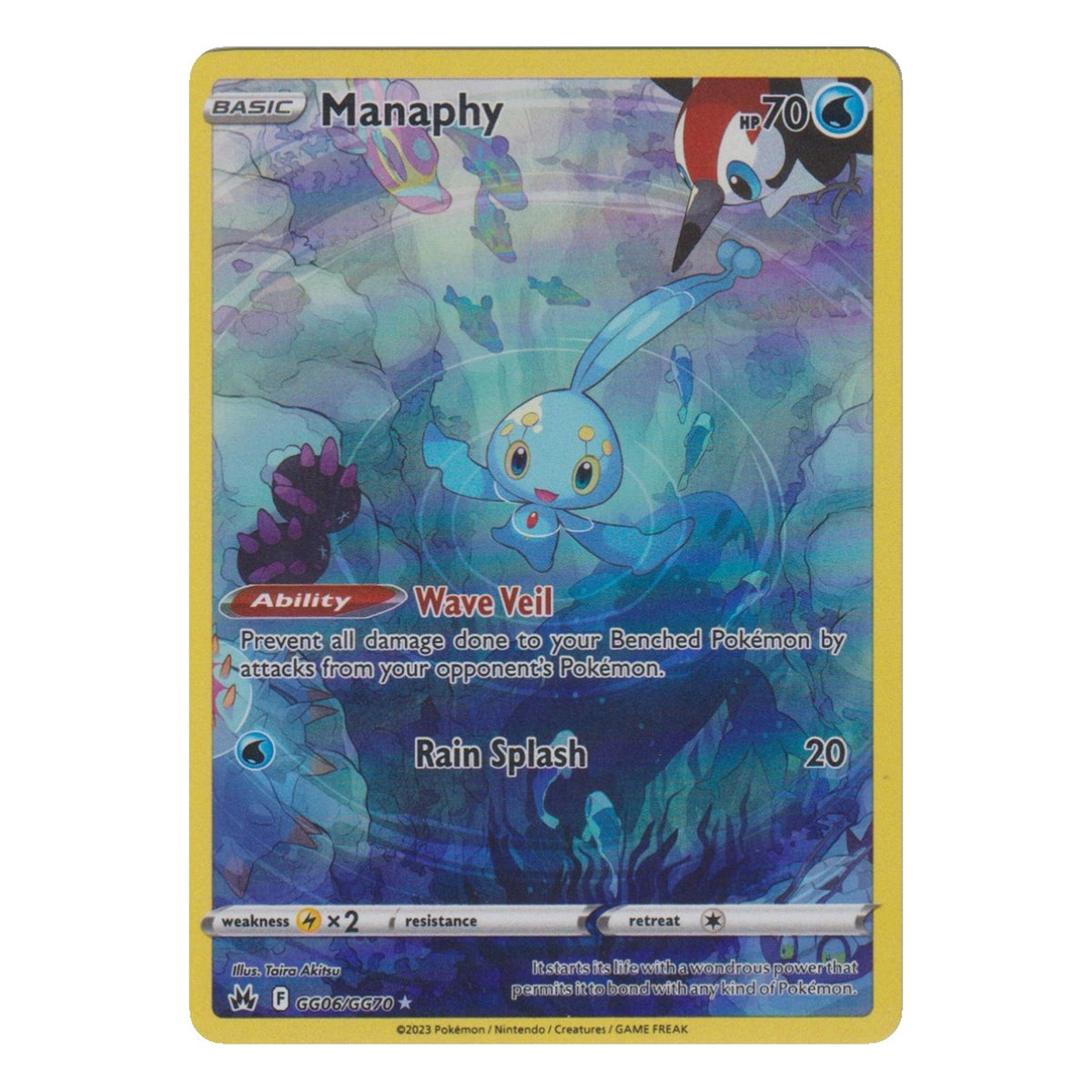 Pokémon: Manaphy – Crown Zenith (CRZ GG06) – Einzelkarte