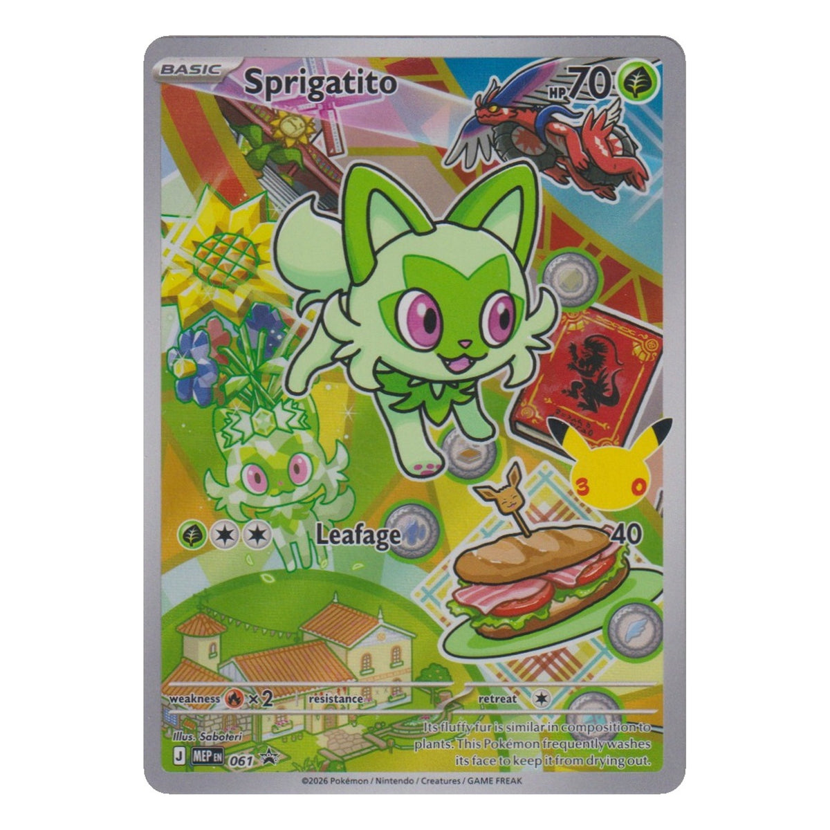 Pokémon: Sprigatito – MEP Black Star Promos (MEP 061) – Einzelkarte