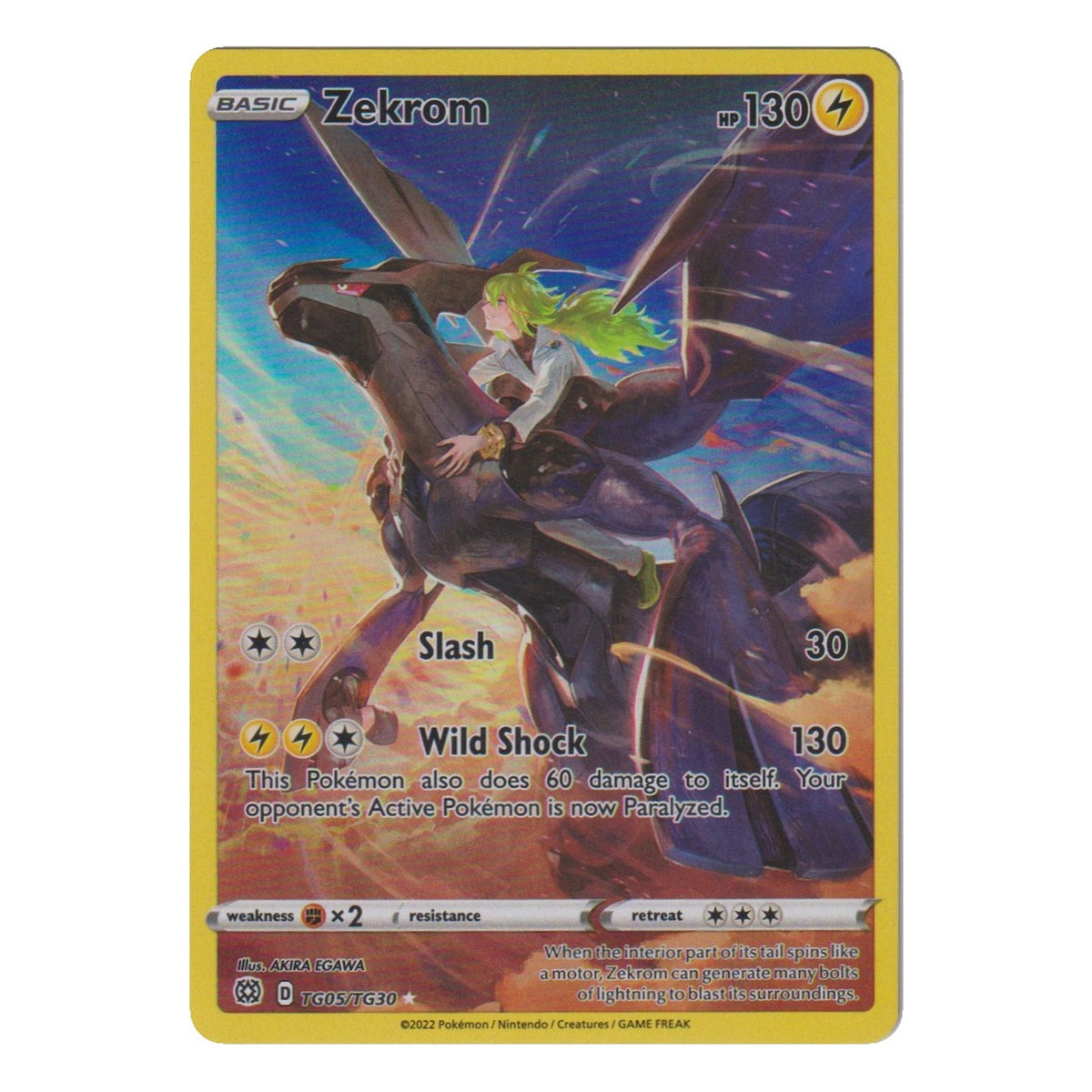 Pokémon: Zekrom – Strahlende Sterne (BRS TG05) – Einzelkarte