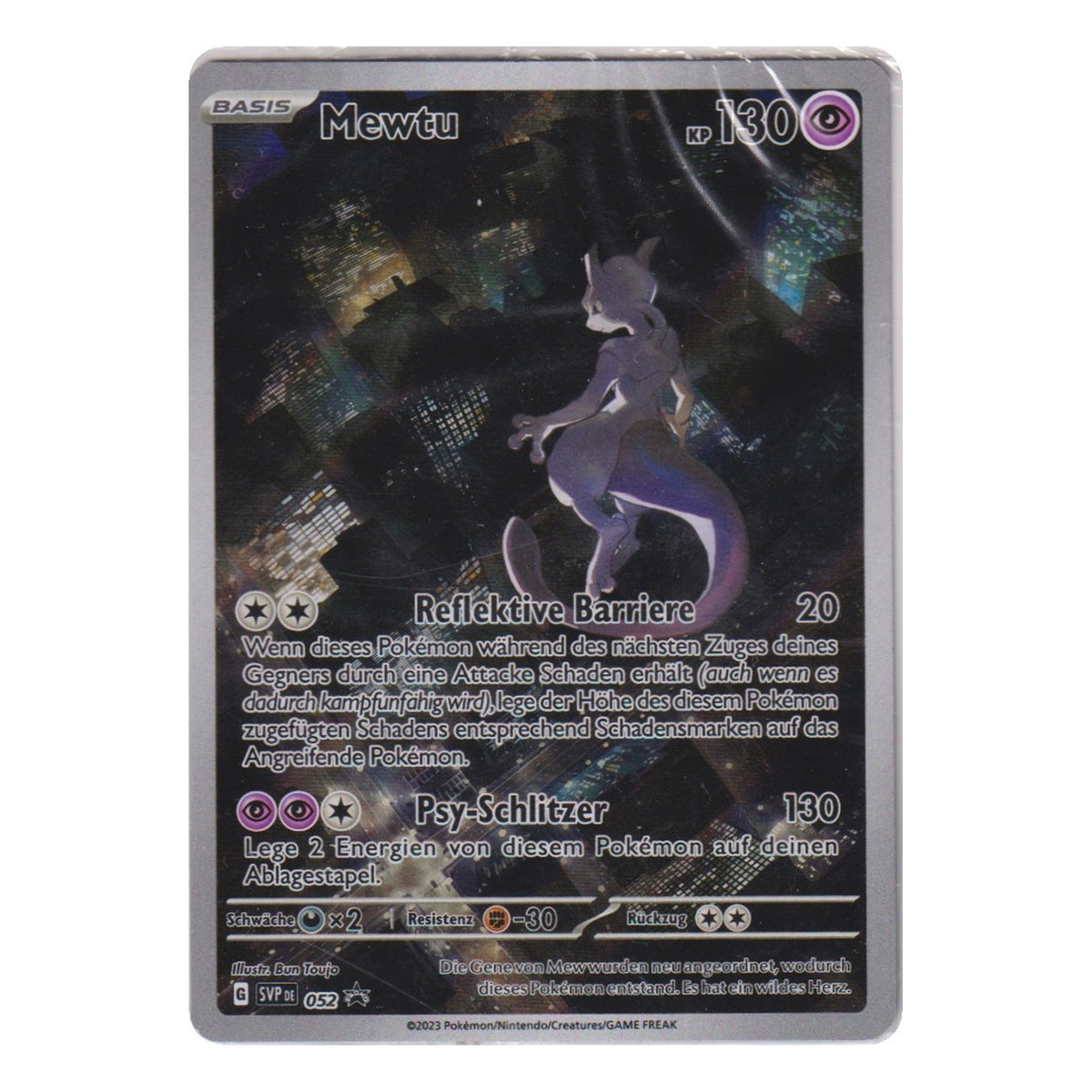 Pokémon: Mewtu – SV Black Star Promos (SVP 052) – Einzelkarte