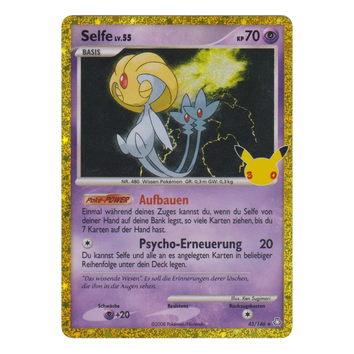 Pokémon: Selfe Lv.55 – 30th Celebration (30C LA 43) – Einzelkarte