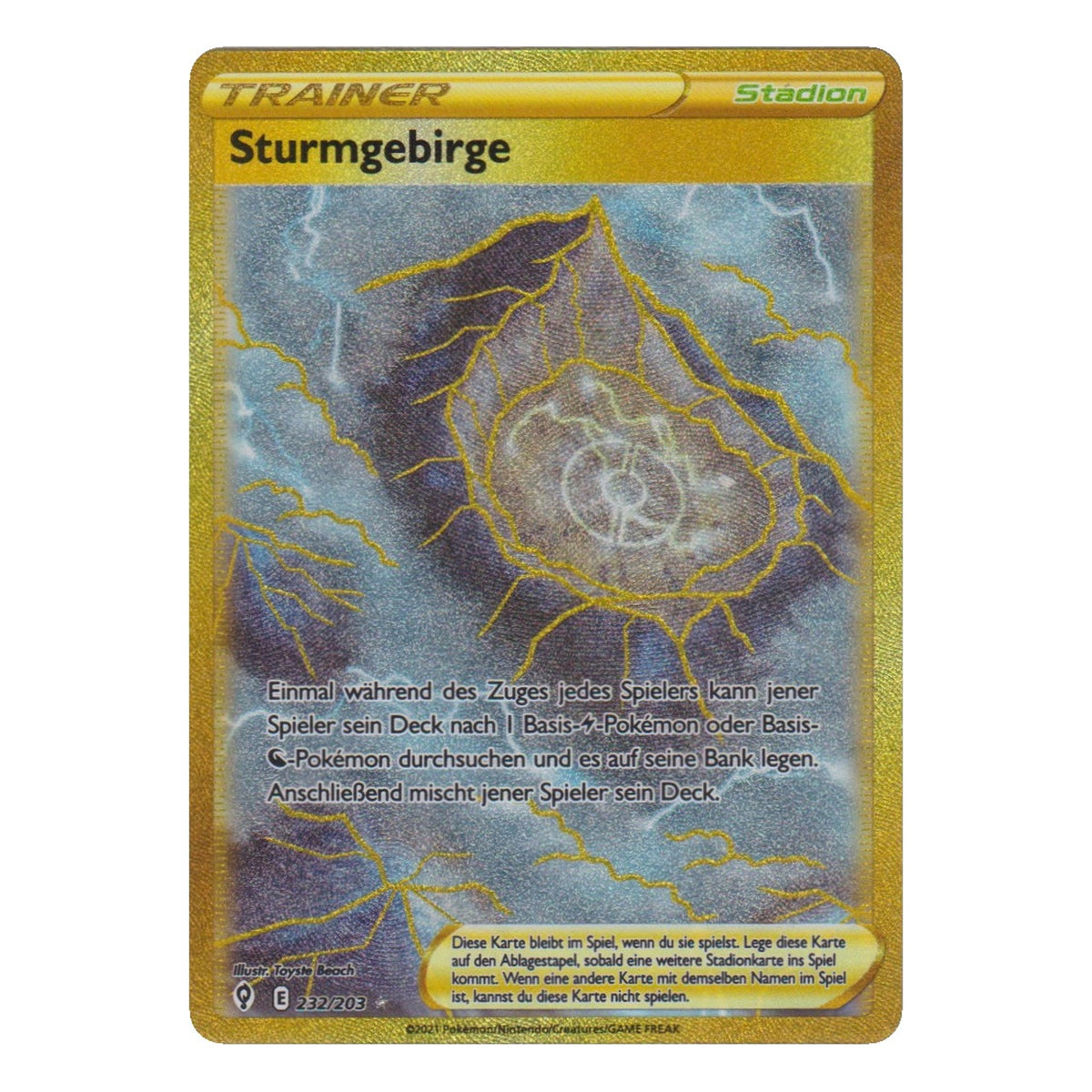 Pokémon: Sturmgebirge – Evolving Skies (EVS 232) – Einzelkarte