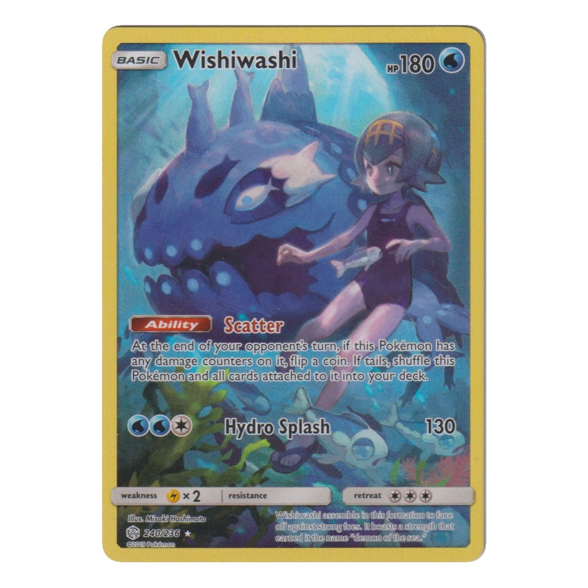 Pokémon: Wishiwashi – Cosmic Eclipse (CEC 240) – Einzelkarte