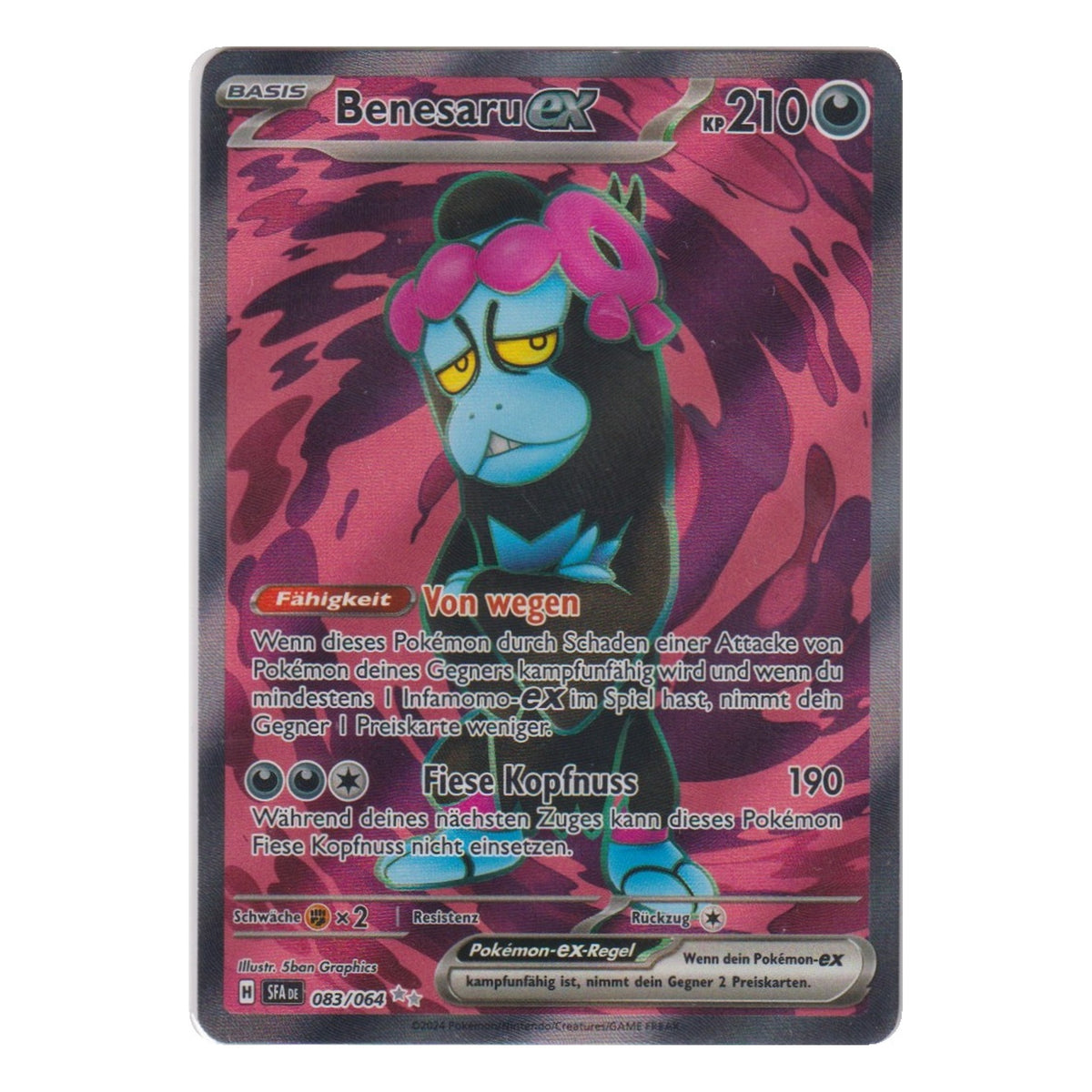 Pokémon: Benesaru ex – Nebel der Sagen (SFA 083) – Einzelkarte