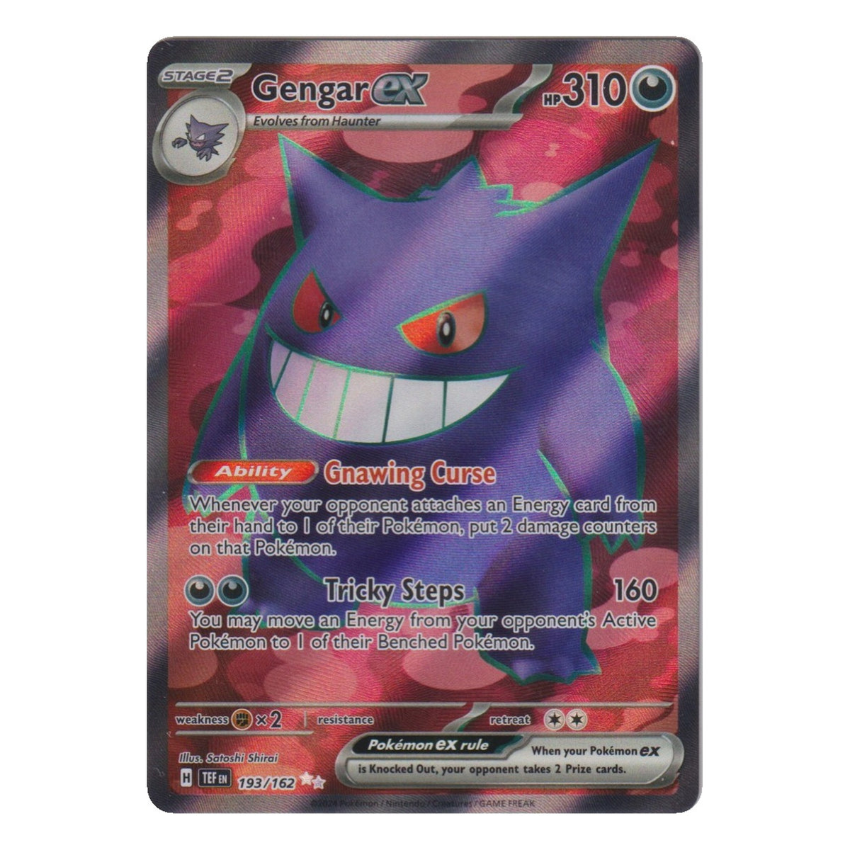 Pokémon: Gengar ex – Temporal Forces (TEF 193) – Einzelkarte