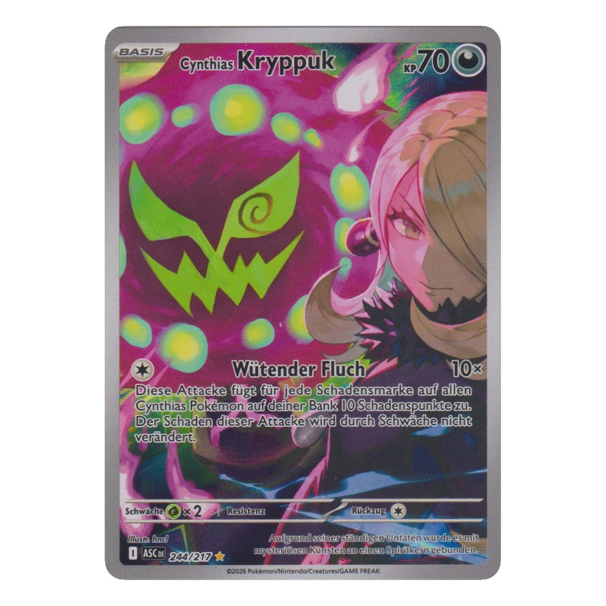 Pokémon: Cynthias Kryppuk – Erhabene Helden (ASC 244) – Einzelkarte