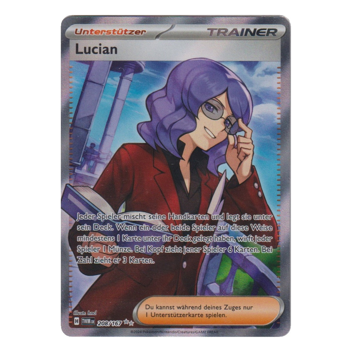 Pokémon: Lucian – Maskerade im Zwielicht (TWM 208) – Einzelkarte
