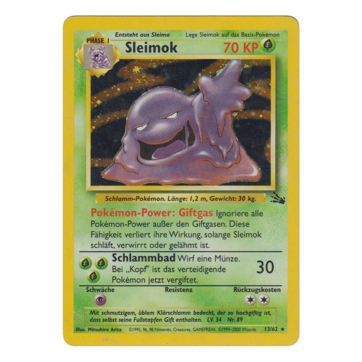 Pokémon: Sleimok – Fossil (FO 13) – Einzelkarte