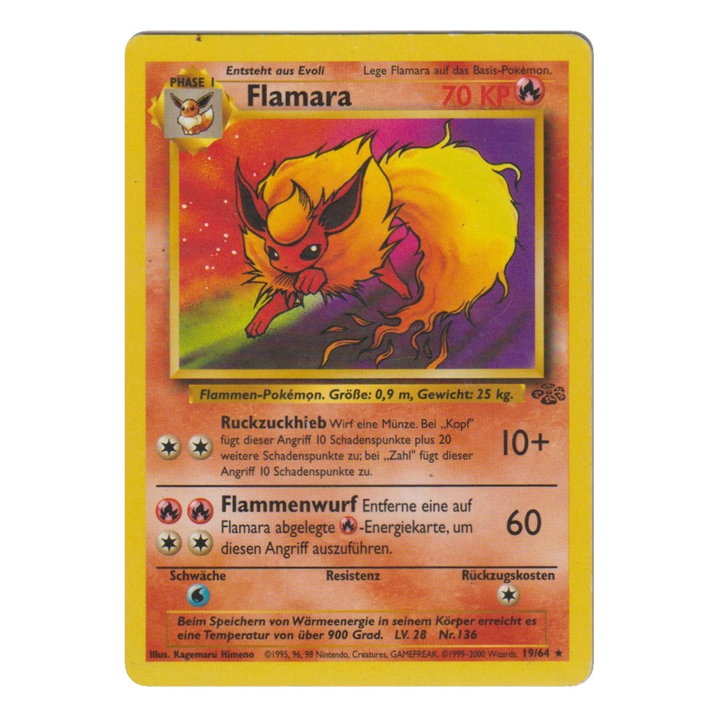 Pokémon: Flamara – Jungle (JU 19) – Einzelkarte