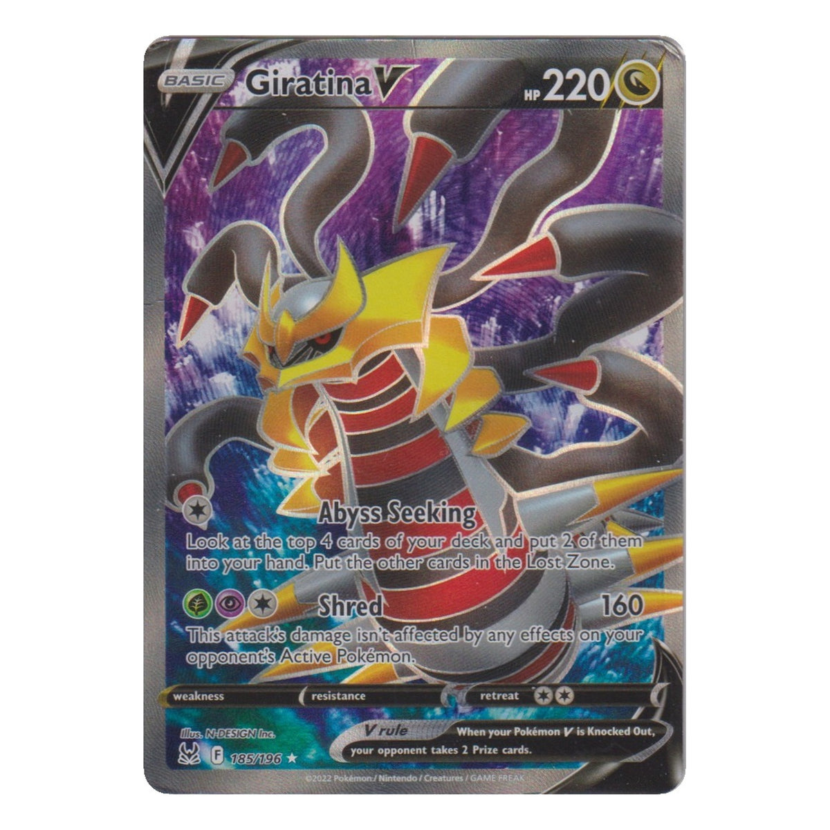 Pokémon: Giratina V – Lost Origin (LOR 185) – Einzelkarte