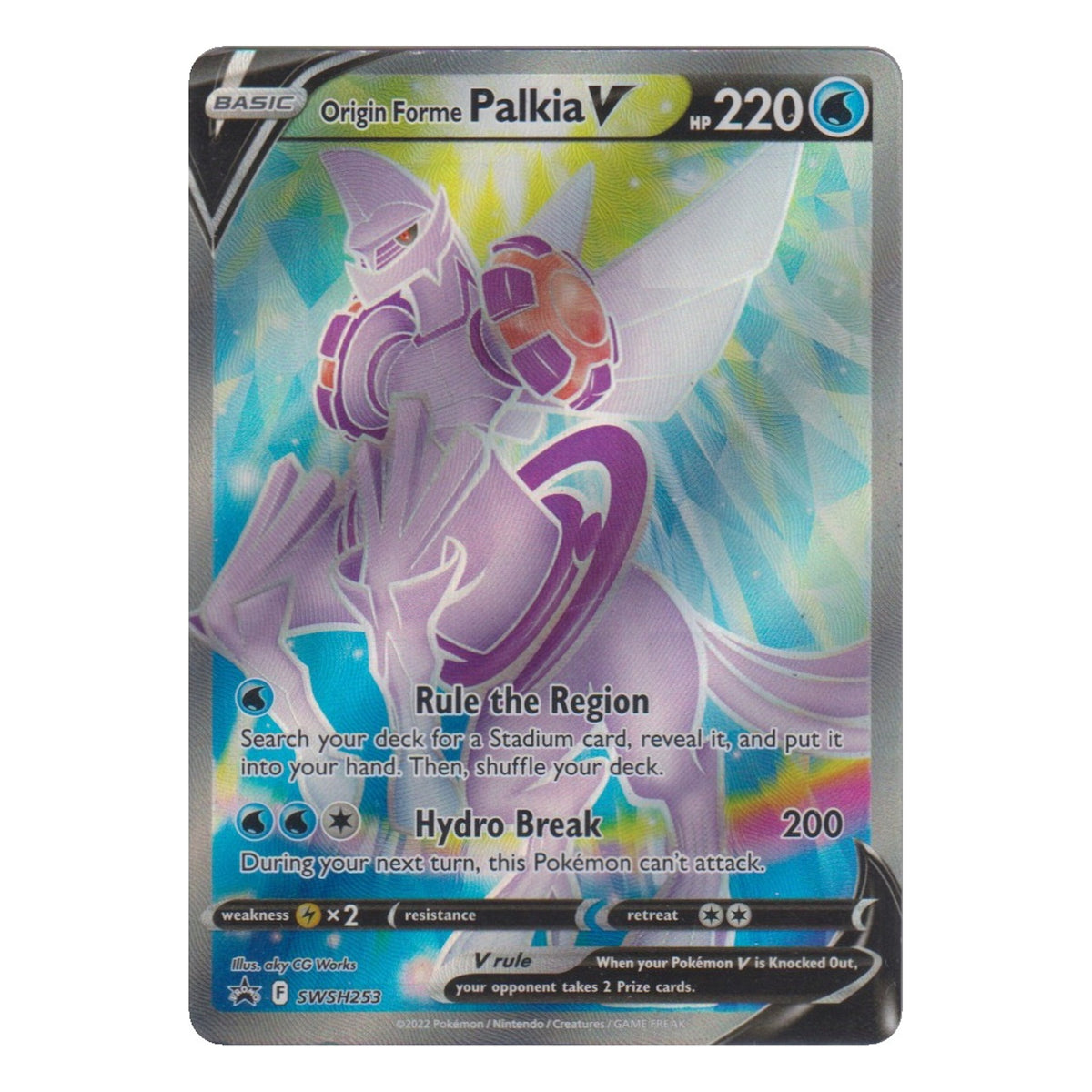 Pokémon: Origin Forme Palkia V – SWSH Black Star Promos (SWSH253) – Einzelkarte