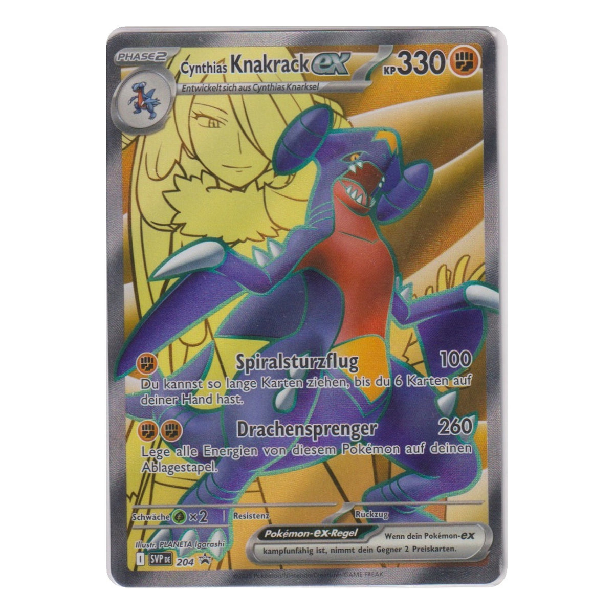 Pokémon: Cynthias Knakrack ex – SV Promos (SVP 204) – Einzelkarte