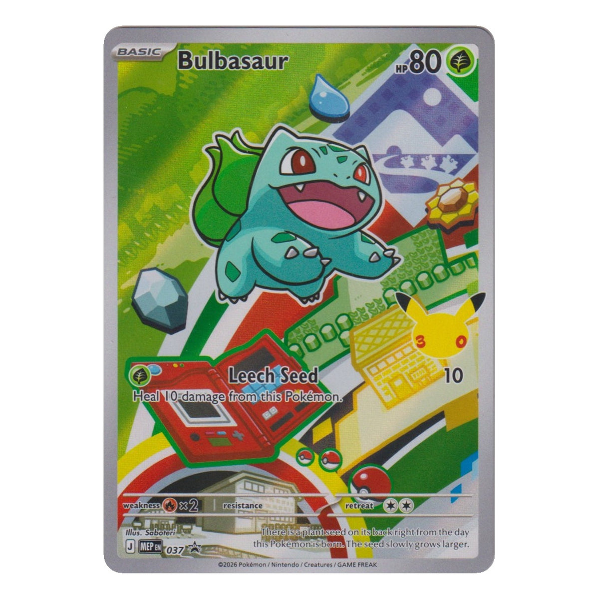 Pokémon: Bulbasaur – MEP Black Star Promos (MEP 037) – Einzelkarte