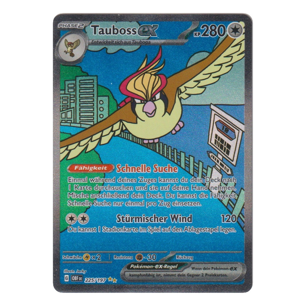 Pokémon: Tauboss ex – Obsidianflammen (OBF 225) – Einzelkarte