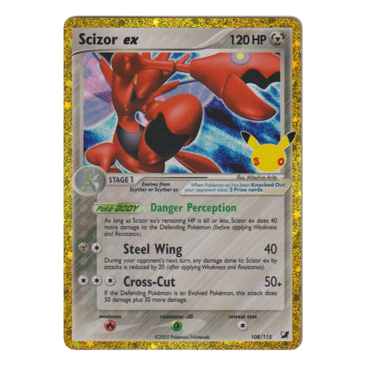 Pokémon: Scizor ex – Celebrations Classic Collection (108/115) – Einzelkarte