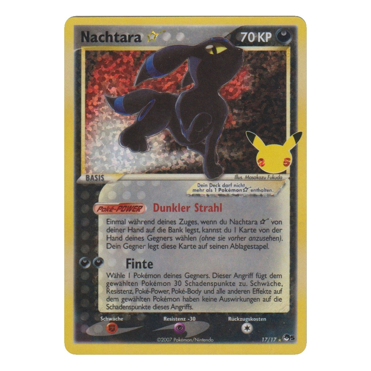 Pokémon: Nachtara ★ – Celebrations Classic Collection (17/17) – Einzelkarte