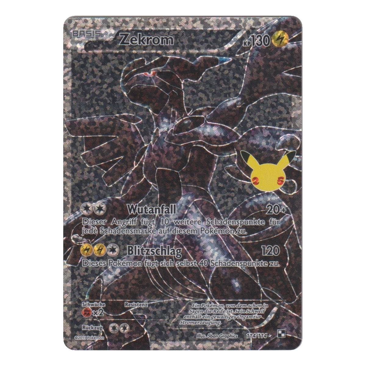 Pokémon: Zekrom – Celebrations Classic Collection (114/114) – Einzelkarte