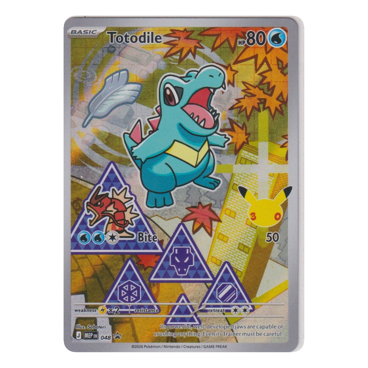 Pokémon: Totodile – MEP Black Star Promos (MEP 048) – Einzelkarte