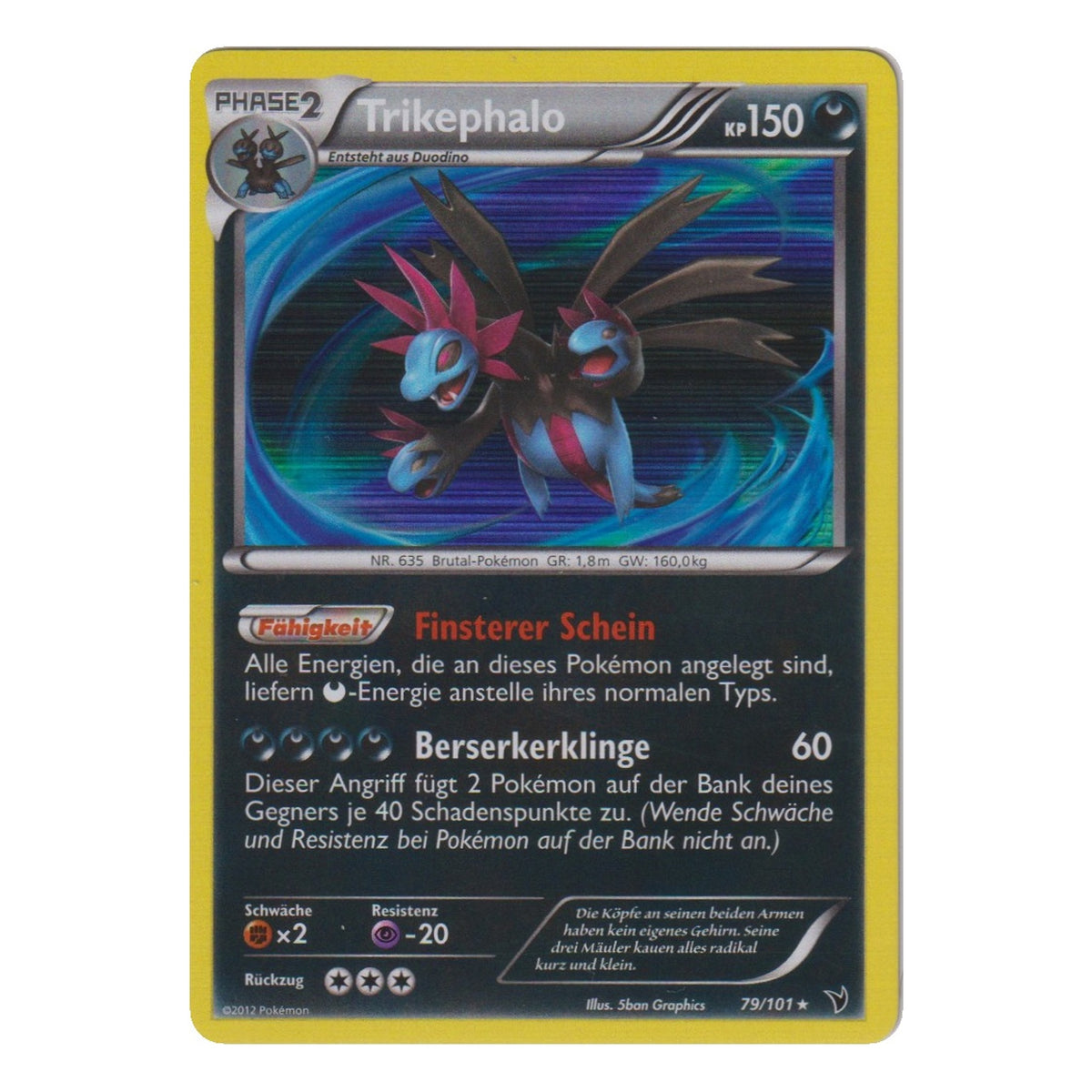 Pokémon: Trikephalo – Königliche Siege (NVI 79) – Einzelkarte