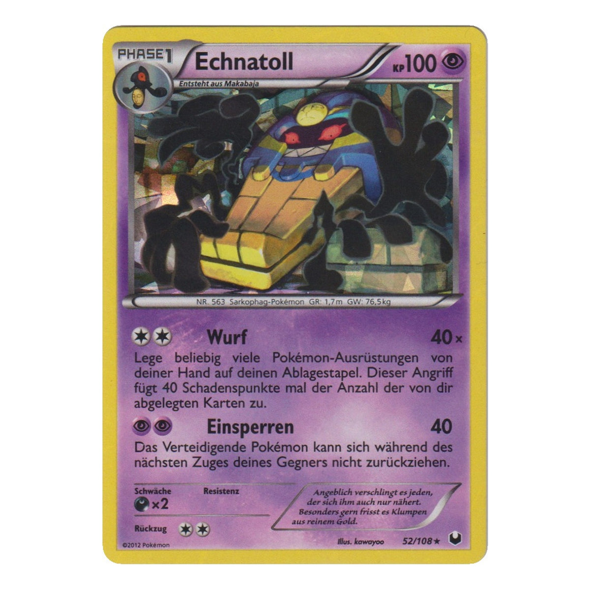 Pokémon: Echnatoll – Dunkle Entdecker (DEX 52) – Einzelkarte