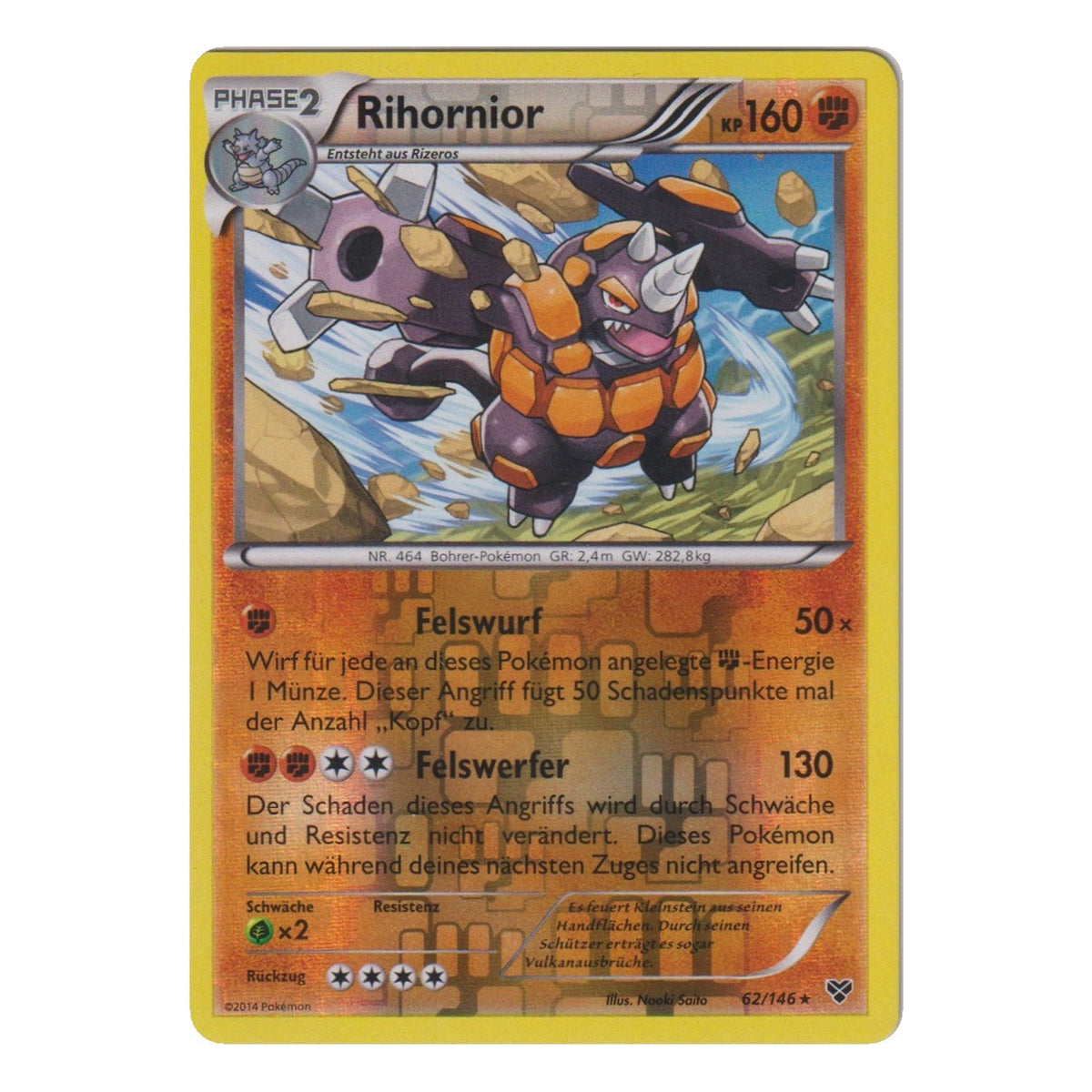 Pokémon: Rihornior – XY (XY 62) – Einzelkarte