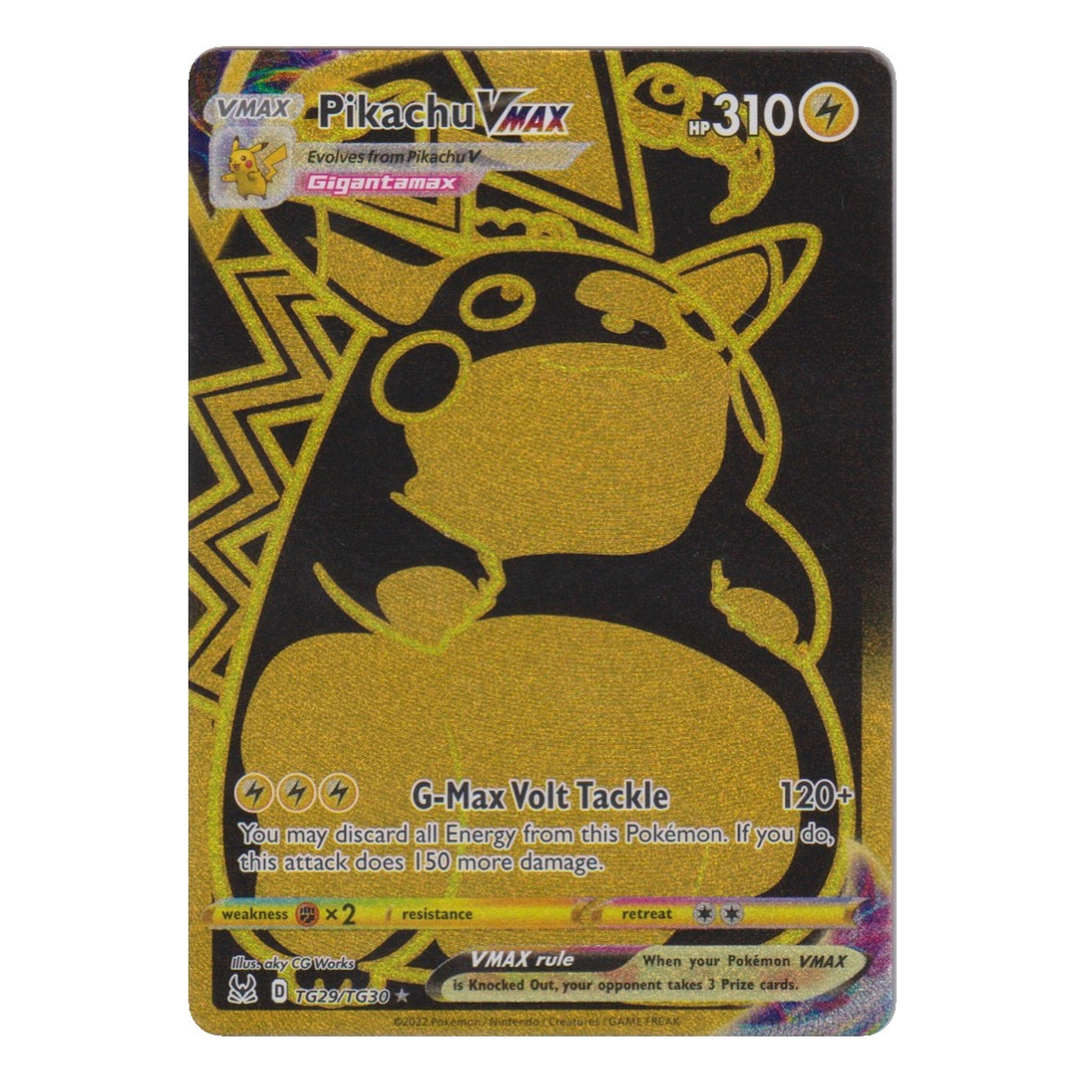 Pokémon: Pikachu VMAX – Lost Origin (LOR TG29) – Einzelkarte