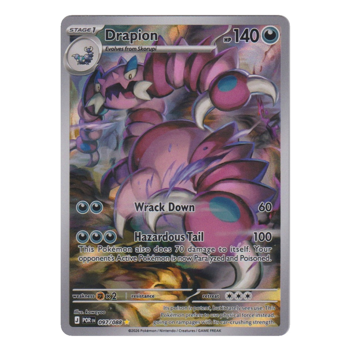 Pokémon: Drapion – Perfect Order (POR 097) – Einzelkarte
