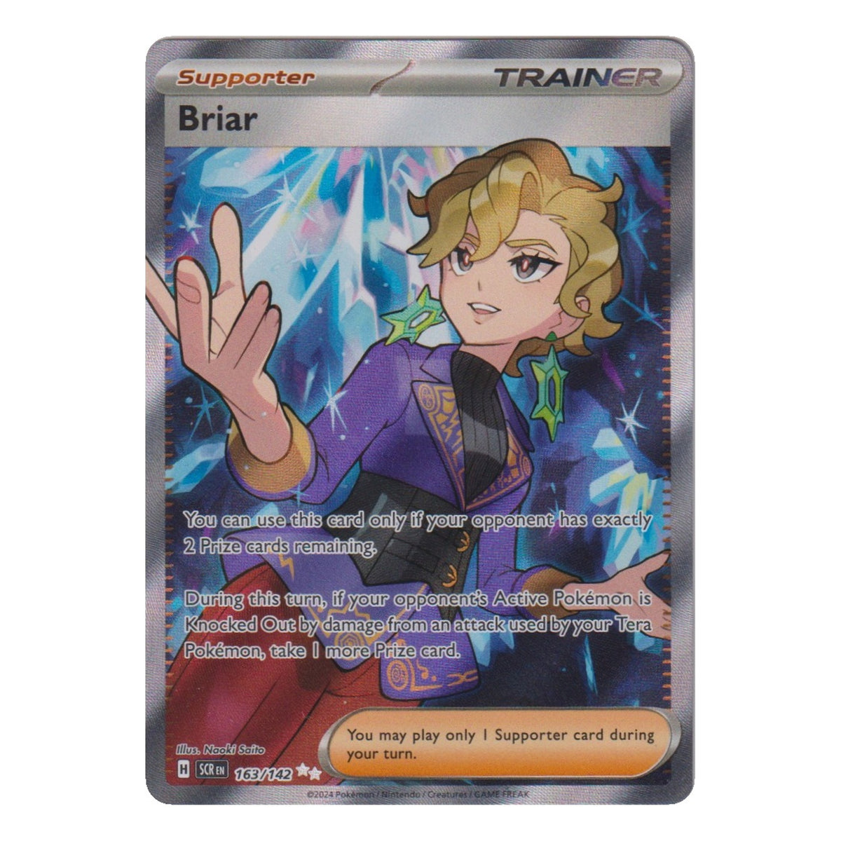 Pokémon: Briar – Stellar Crown (SCR 163) – Einzelkarte