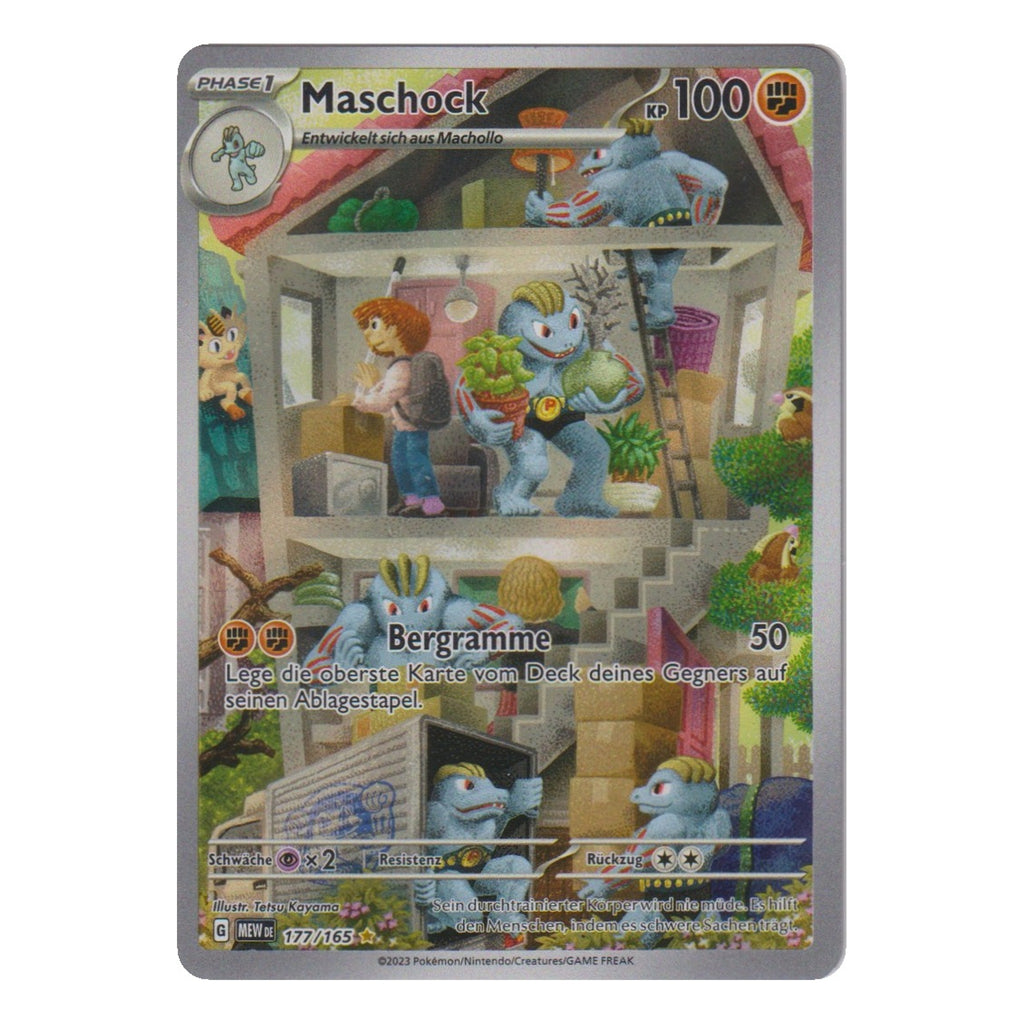 Pokémon: Maschock – 151 (MEW 177) – Einzelkarte