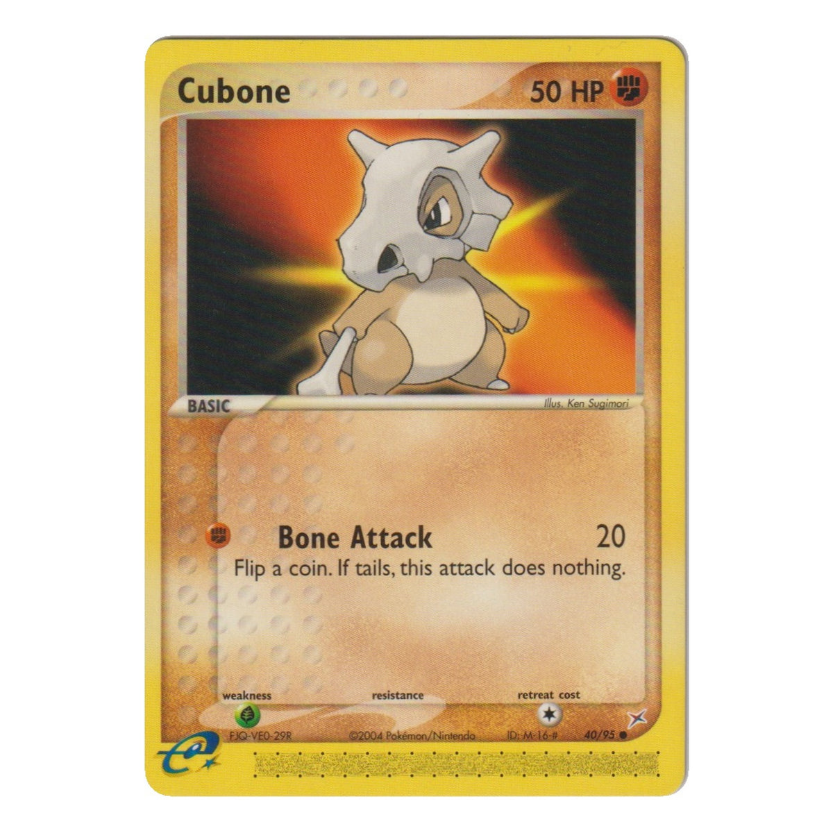 Pokémon: Cubone – Team Magma vs Team Aqua (MA 40) – Einzelkarte