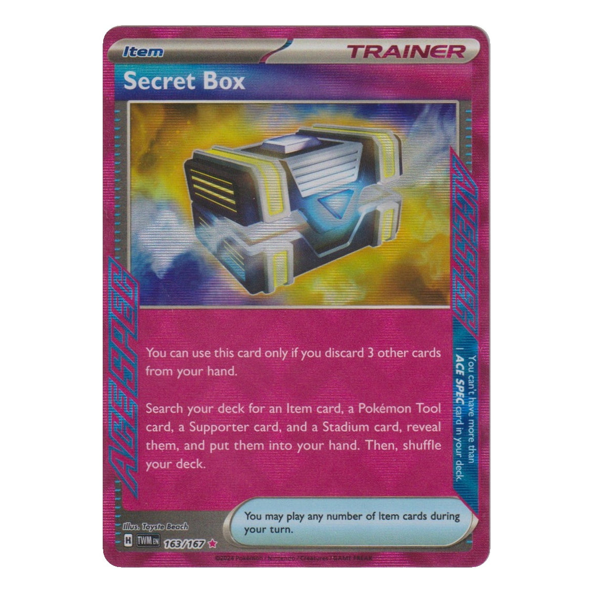Pokémon: Secret Box – Twilight Masquerade (TWM 163) – Einzelkarte