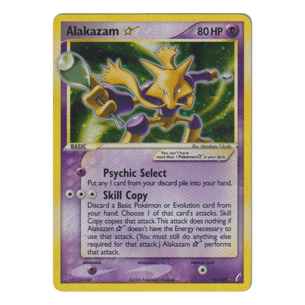 Pokémon: Alakazam ★ – EX Crystal Guardians (CG 99) – Einzelkarte