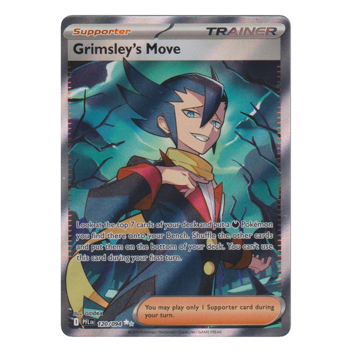 Pokémon: Grimsley's Move – Phantasmal Flames (PFL 120) – Einzelkarte